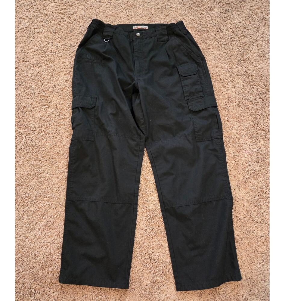 5.11 Tactical regular fit taclite pro ripstop cargo pants mens black 34 x 30